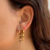 Lean On Chain Drop Earrings ★ Gold