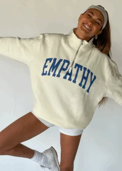 Mayfair Empathy Always Half Zip Sweatshirt ★ Cream 7 Mayfair Empathy Always Half Zip Sweatshirt ★ Cream -Tops To Skirt Sales Store 22 c8295302 fbf0 4034 80e3 07962cefb200