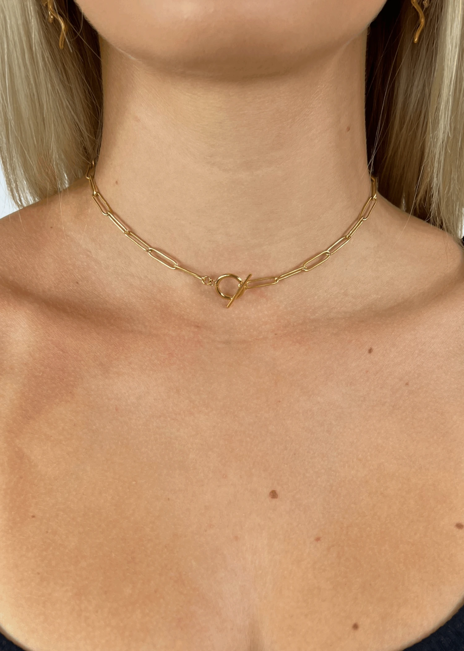 Last Nite Choker Necklace ★ Gold 1 Last Nite Choker Necklace ★ Gold