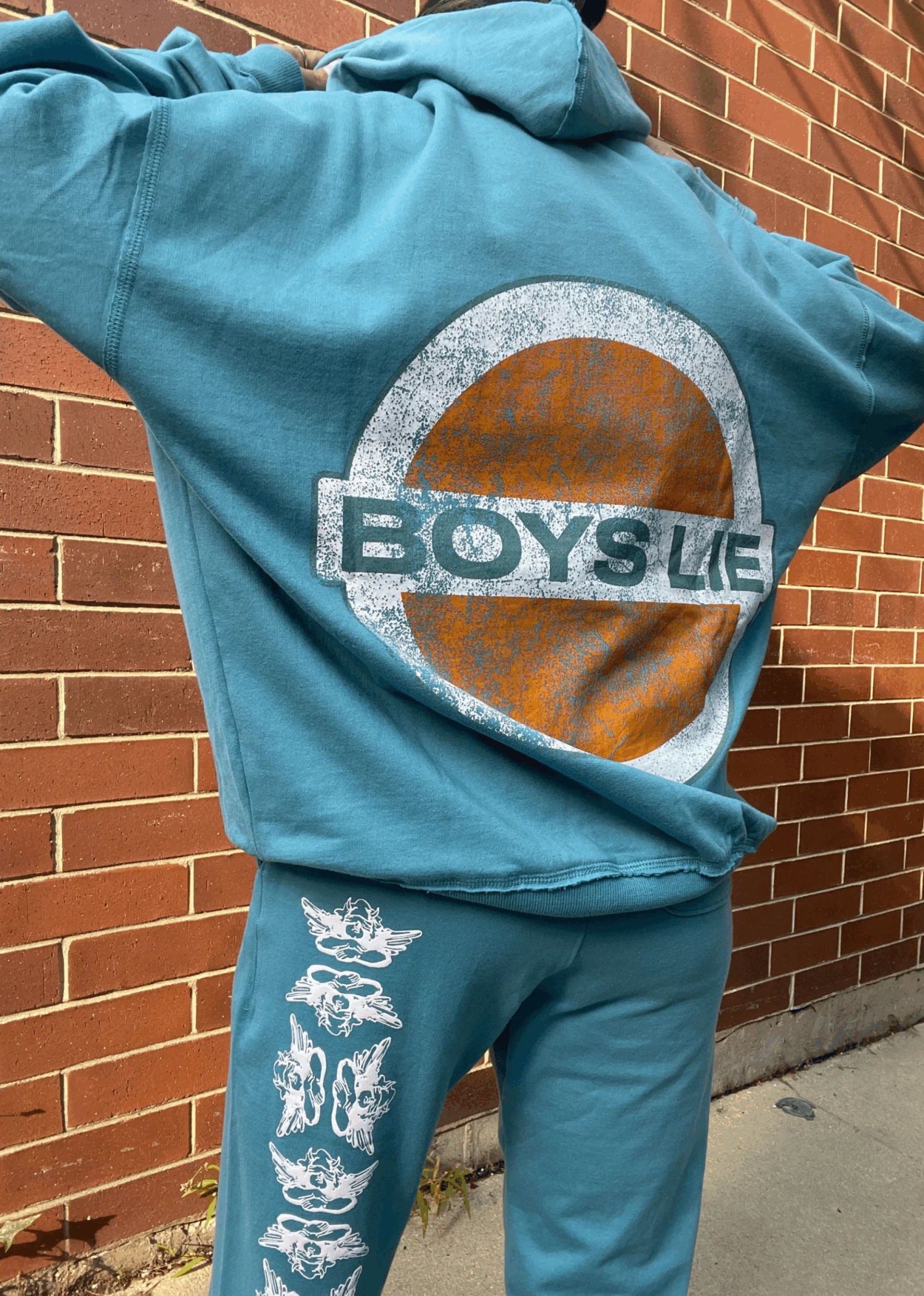 Boys Lie Pamela V2 Hoodie ★ Blue 2 Boys Lie Pamela V2 Hoodie ★ Blue - Image 2