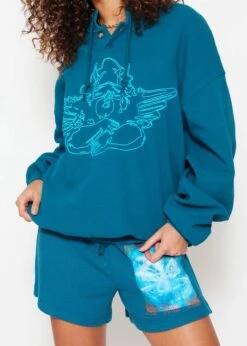 Boys Lie Washed Up Henley Crew ★ Teal