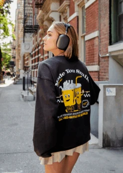 Mayfair Made You Smile Crewneck ★ Charcoal Grey