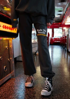 Mayfair Made You Smile Sweatpants ★ Charcoal Grey