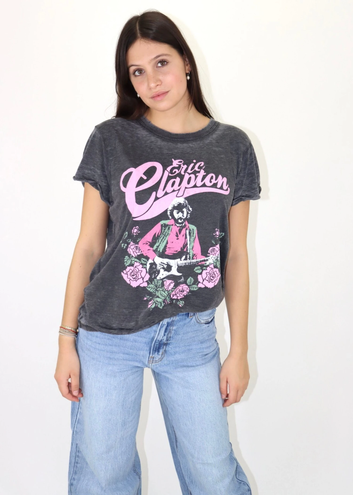 Eric Clapton Graphic Tee★ Grey 1 Eric Clapton Graphic Tee★ Grey