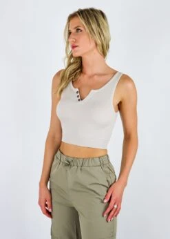 Another Day Tank ★ Taupe 10 Another Day Tank ★ Taupe -Tops To Skirt Sales Store IMG 0009