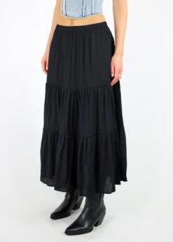 Been Away Maxi Skirt ★ Black -Tops To Skirt Sales Store IMG 0308