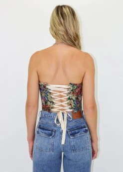 Jaded Corset Top ★ Floral 10 Jaded Corset Top ★ Floral -Tops To Skirt Sales Store IMG 0602