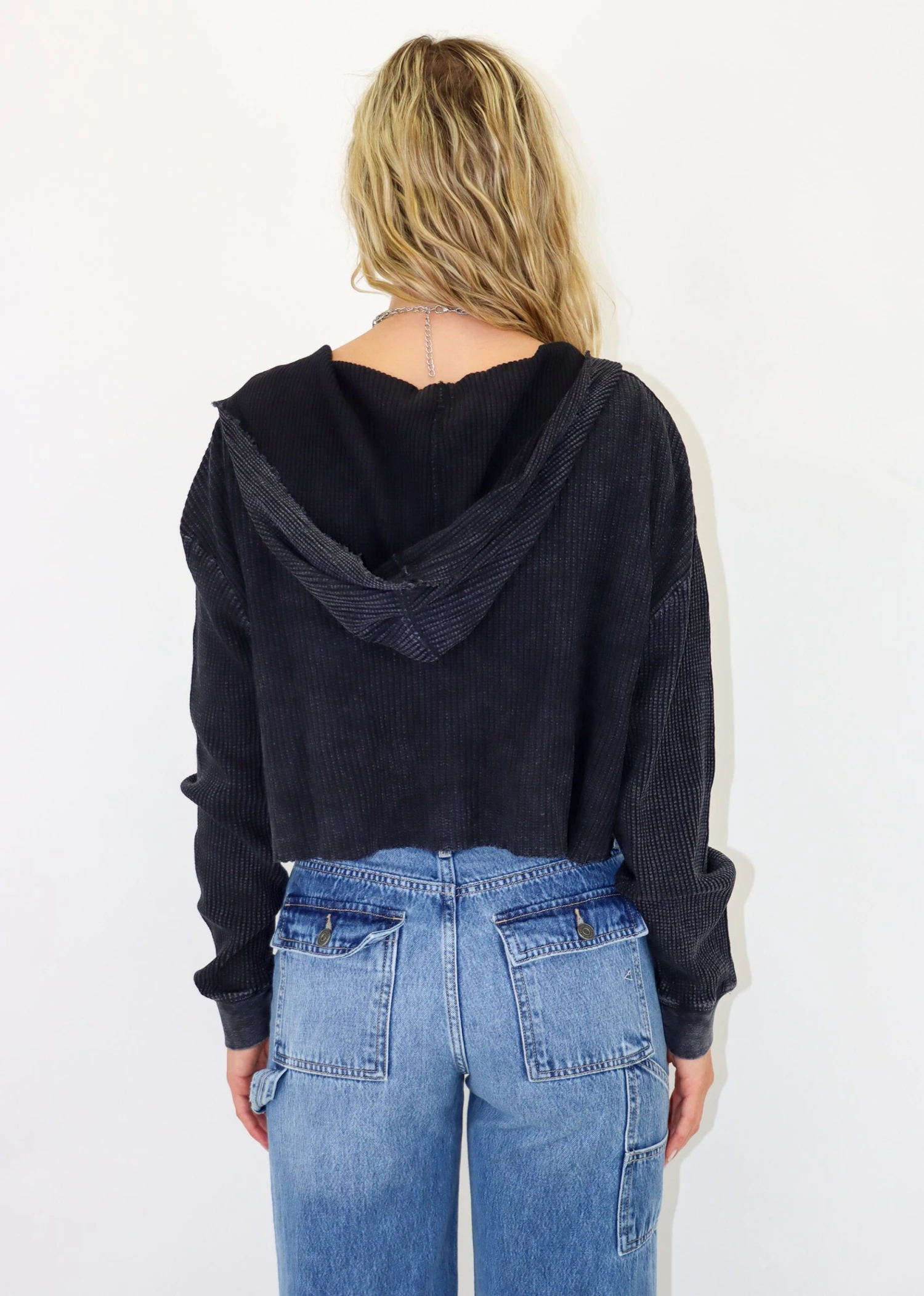 As She Dreams Zip Up Hoodie ★ Black 4 As She Dreams Zip Up Hoodie ★ Black - Image 4