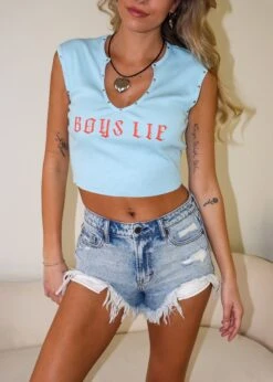 New Arrival 5 Boys Lie Rebel Tank ★ Light Blue