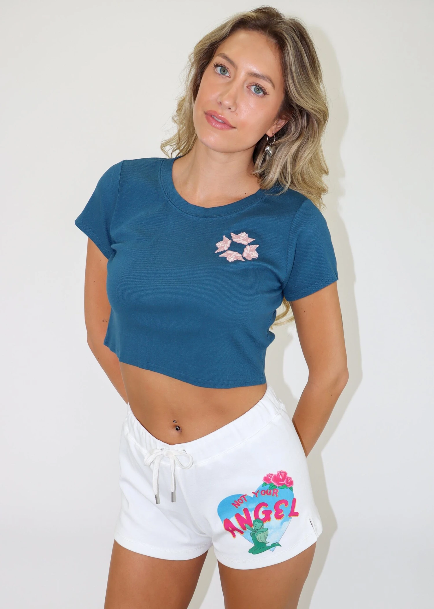 Boys Lie Sorry Siren Tee ★ Navy 2 Boys Lie Sorry Siren Tee ★ Navy - Image 2