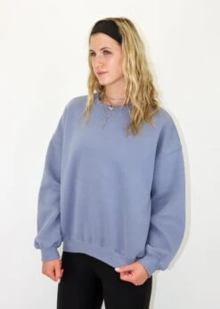 Work That Crewneck ★ Blue 7 Work That Crewneck ★ Blue -Tops To Skirt Sales Store IMG 1653