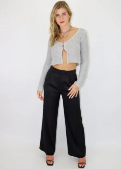 Drive Me Crazy Sweater ★ Grey -Tops To Skirt Sales Store IMG 2069