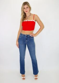 Too Many Nights Tank ★ Red 11 Too Many Nights Tank ★ Red -Tops To Skirt Sales Store IMG 2122