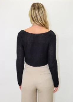 Drive Me Crazy Sweater ★ Black -Tops To Skirt Sales Store IMG 2534