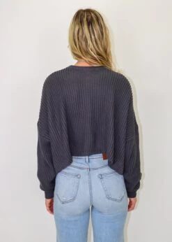 No Secret Sweater ★ Slate Grey -Tops To Skirt Sales Store IMG 2676