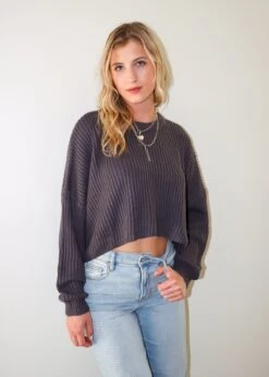 No Secret Sweater ★ Slate Grey