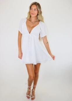 Hypnotize Dress ★ White -Tops To Skirt Sales Store IMG 2911