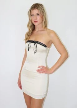 Reputation Dress ★ Cream -Tops To Skirt Sales Store IMG 3477