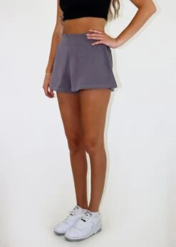 Heat Wave Shorts ★ Charcoal Grey 7 Heat Wave Shorts ★ Charcoal Grey -Tops To Skirt Sales Store IMG 4550