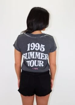 Steve Miller Band Tee ★ Vintage Grey -Tops To Skirt Sales Store IMG 5058