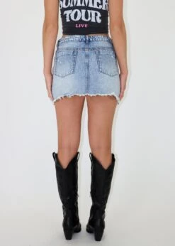 End The Night Skirt ★ Light Wash 9 End The Night Skirt ★ Light Wash -Tops To Skirt Sales Store IMG 6598