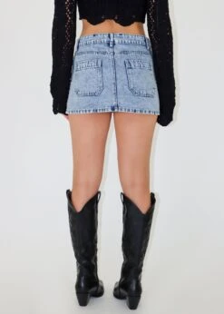 You Got Me Skirt ★ Light Wash -Tops To Skirt Sales Store IMG 6710