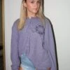 Boys Lie Let It Grow Thermal Boyfriend Henley ★ Purple