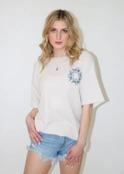 Boys Lie Let It Grow Boyfriend Thermal Boyfriend Tee ★ Cream