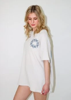 Boys Lie Let It Grow Boyfriend Thermal Boyfriend Tee ★ Cream -Tops To Skirt Sales Store IMG 7578