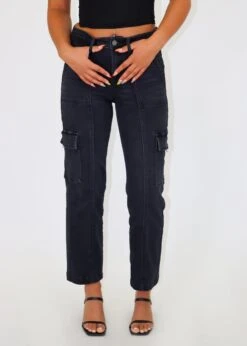 Better By Myself Cargo Jeans ★ Black 10 Better By Myself Cargo Jeans ★ Black -Tops To Skirt Sales Store IMG 8057