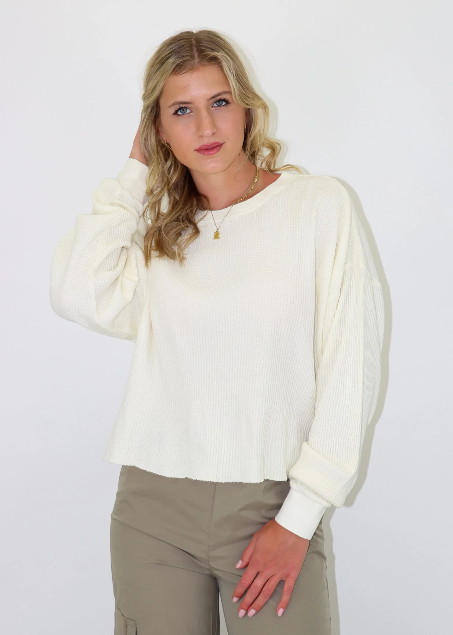 Wishing Well Long Sleeve Top ★ Ivory 2 Wishing Well Long Sleeve Top ★ Ivory - Image 2