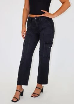 Better By Myself Cargo Jeans ★ Black 11 Better By Myself Cargo Jeans ★ Black -Tops To Skirt Sales Store IMG 8071