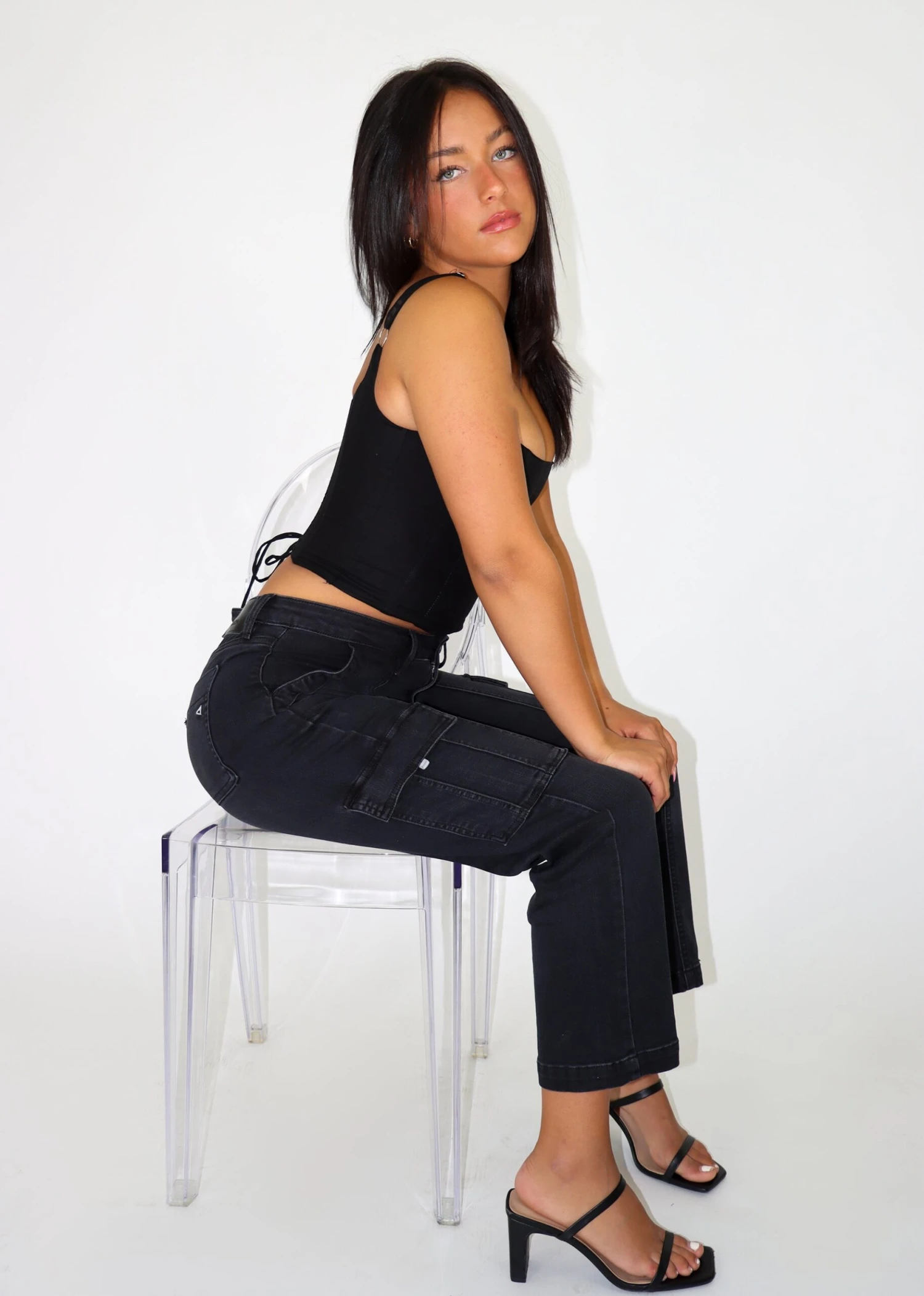 Better By Myself Cargo Jeans ★ Black 1 Better By Myself Cargo Jeans ★ Black