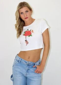 Boys Lie Rising Angels Mini Tee ★ White 11 Boys Lie Rising Angels Mini Tee ★ White -Tops To Skirt Sales Store IMG 8613