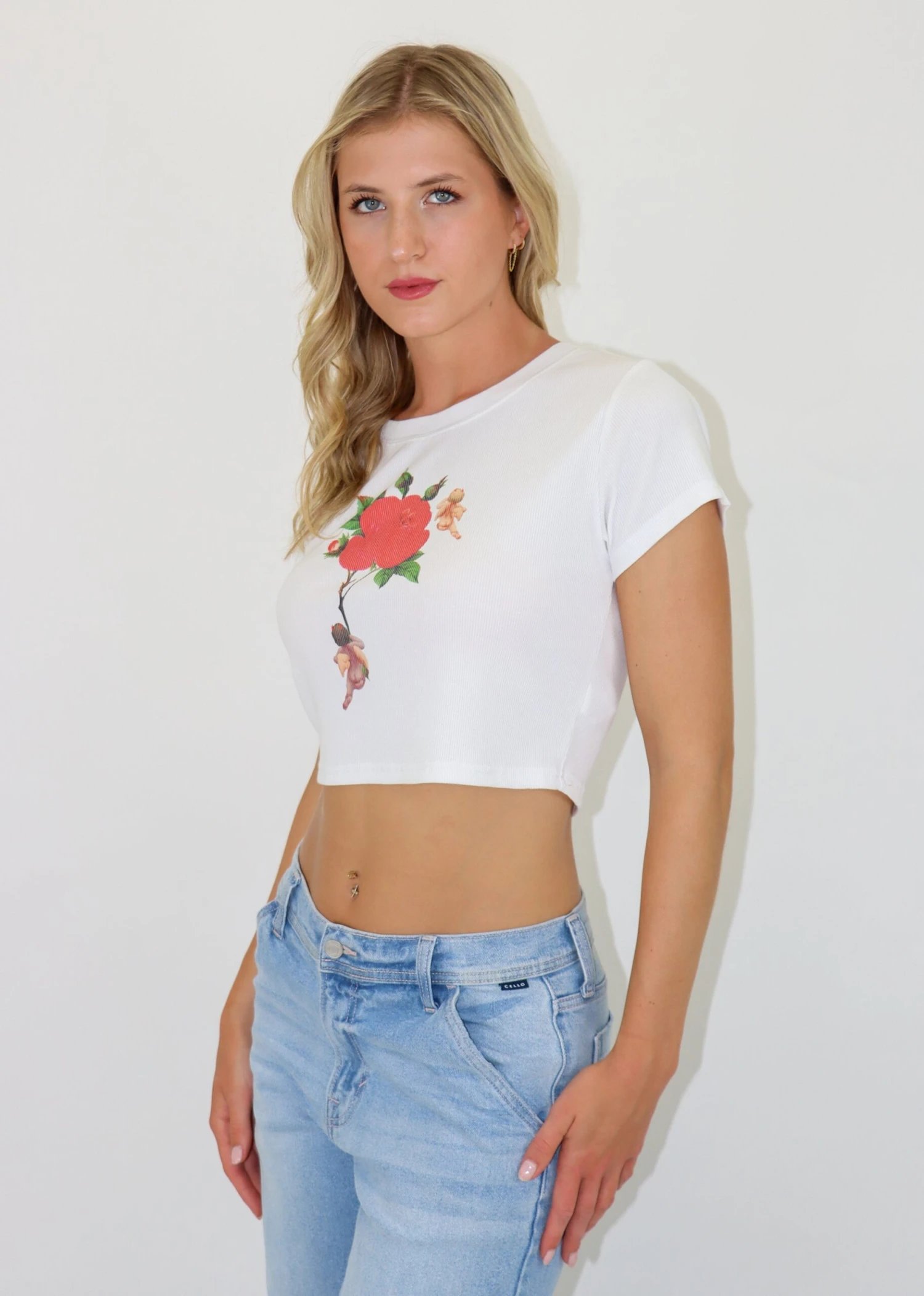 Boys Lie Rising Angels Mini Tee ★ White 5 Boys Lie Rising Angels Mini Tee ★ White - Image 5