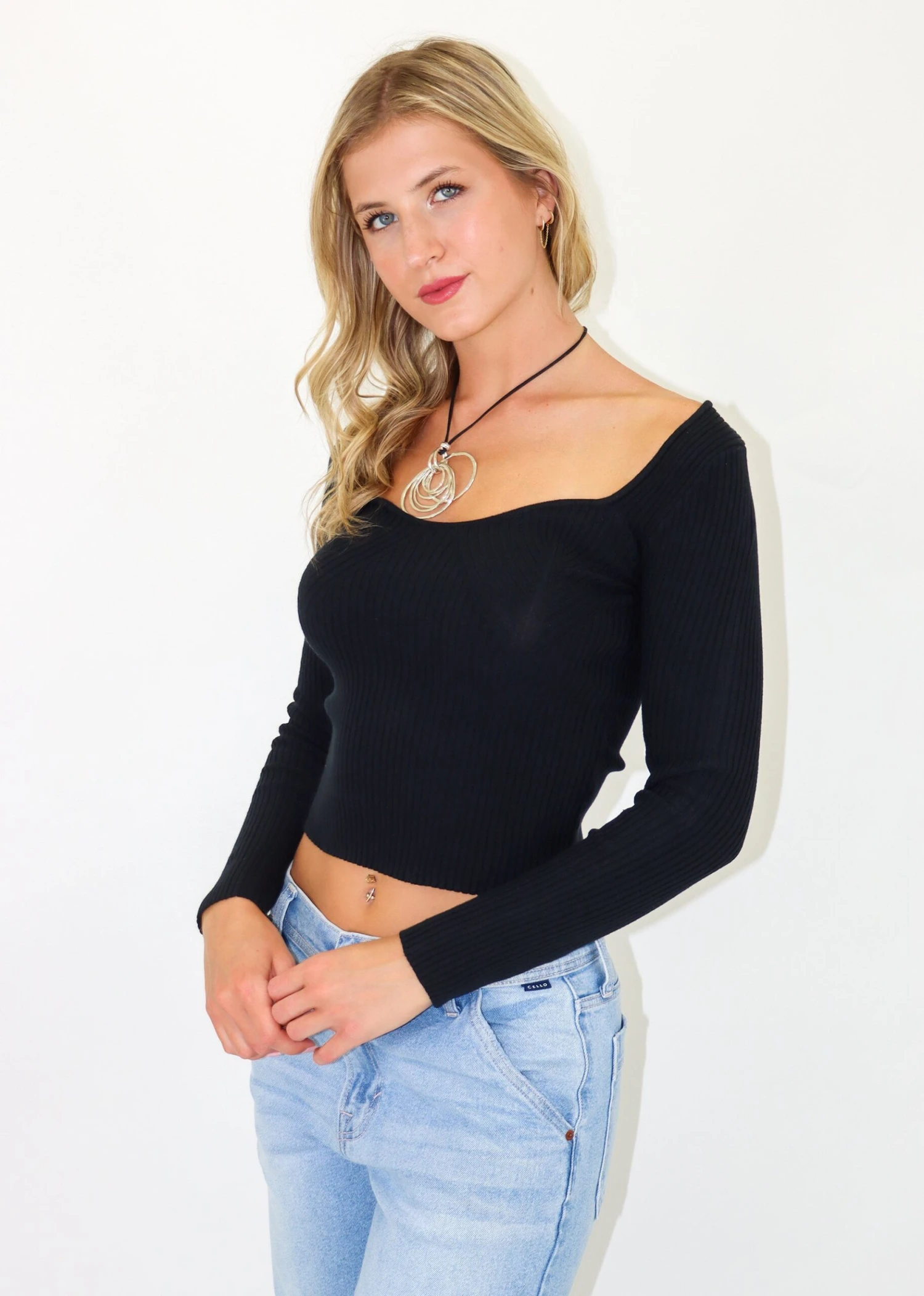 Snooze Long Sleeve Top ★ Black 5 Snooze Long Sleeve Top ★ Black - Image 5