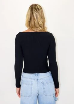 Snooze Long Sleeve Top ★ Black 12 Snooze Long Sleeve Top ★ Black -Tops To Skirt Sales Store IMG 8686