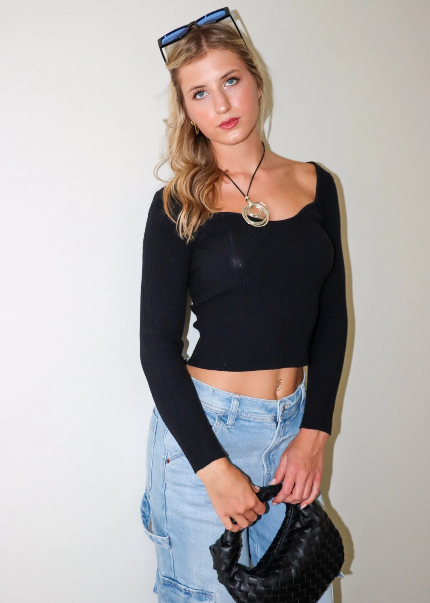 Snooze Long Sleeve Top ★ Black 2 Snooze Long Sleeve Top ★ Black - Image 2