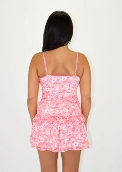 See You Again Dress ★ Pink & Orange Floral -Tops To Skirt Sales Store IMG 8843