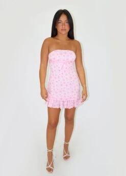 Speak Now Dress ★ Pink Floral -Tops To Skirt Sales Store IMG 8873