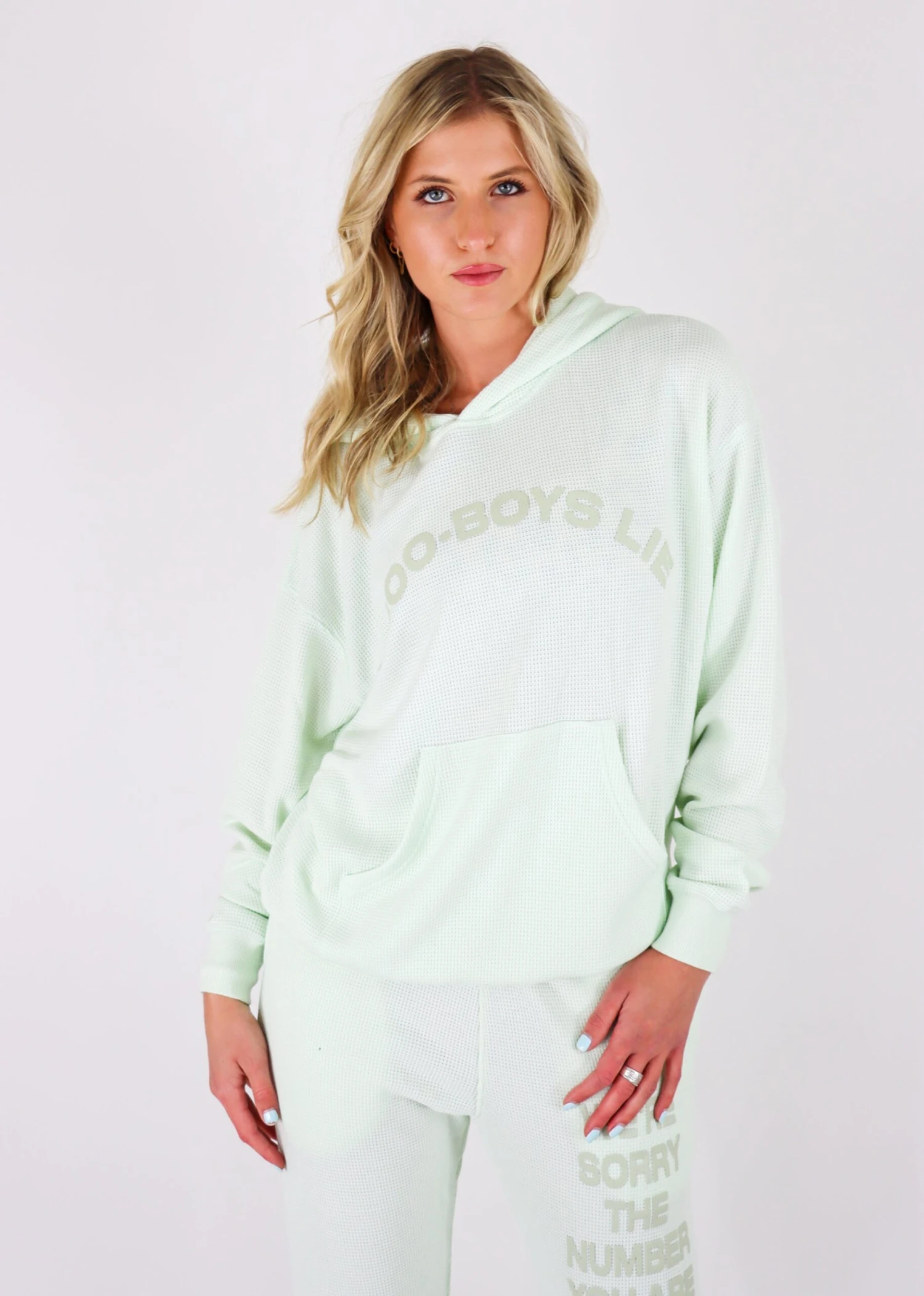 Boys Lie 1-800 Reunion Hoodie ★ Green 2 Boys Lie 1-800 Reunion Hoodie ★ Green - Image 2