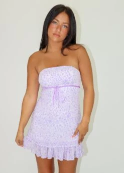 Speak Now Dress ★ Purple Floral -Tops To Skirt Sales Store IMG 8929