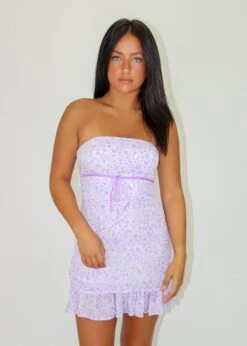 Speak Now Dress ★ Purple Floral -Tops To Skirt Sales Store IMG 8934