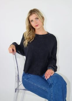 Wishing Well Long Sleeve Top ★ Black
