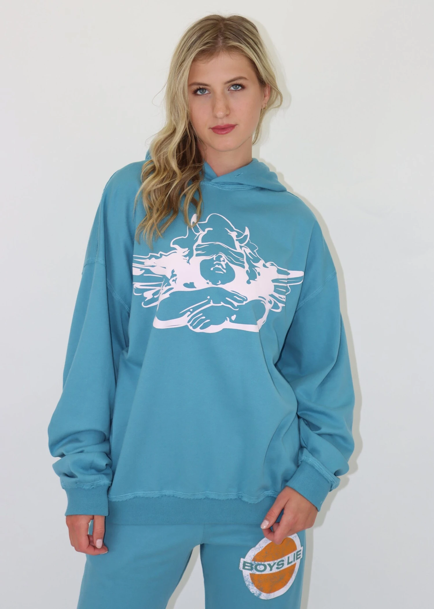 Boys Lie Pamela V2 Hoodie ★ Blue 4 Boys Lie Pamela V2 Hoodie ★ Blue - Image 4