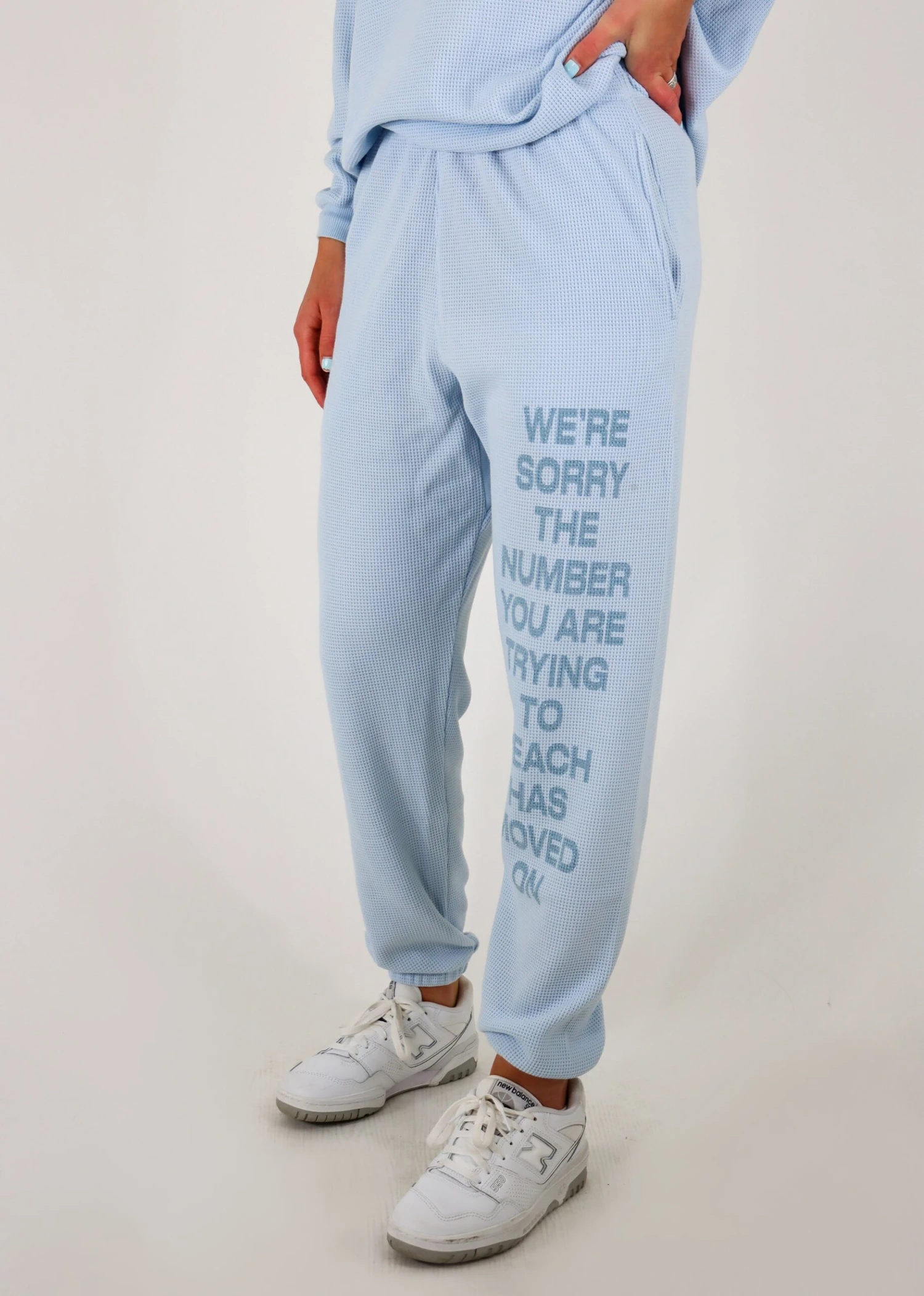 Boys Lie 1-800 Reunion Sweatpants ★ Blue 4 Boys Lie 1-800 Reunion Sweatpants ★ Blue - Image 4