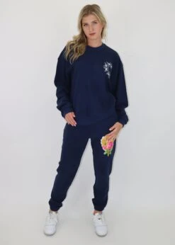 Boys Lie Room To Grow Crewneck ★ Navy -Tops To Skirt Sales Store IMG 9267 2329a965 517e 4abf b220 0bbaed8187f1