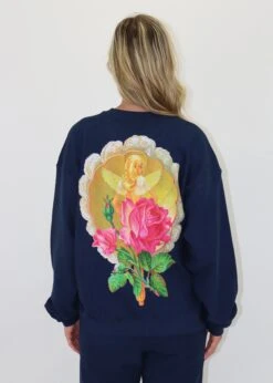 Boys Lie Room To Grow Crewneck ★ Navy -Tops To Skirt Sales Store IMG 9288 975f4317 431d 42a5 b574 21f8dcc9af31