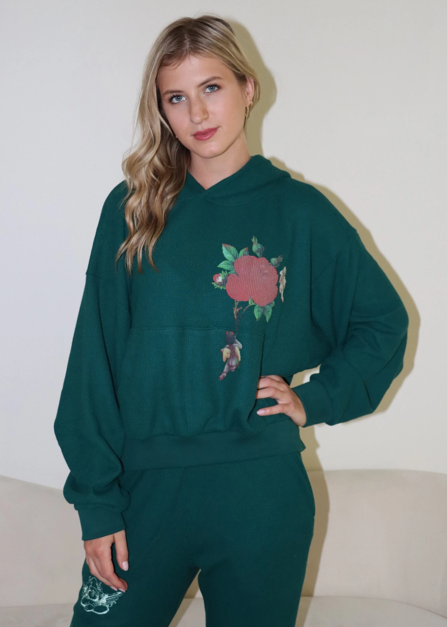 Boys Lie Rising Angels Hoodie ★ Green 1 Boys Lie Rising Angels Hoodie ★ Green