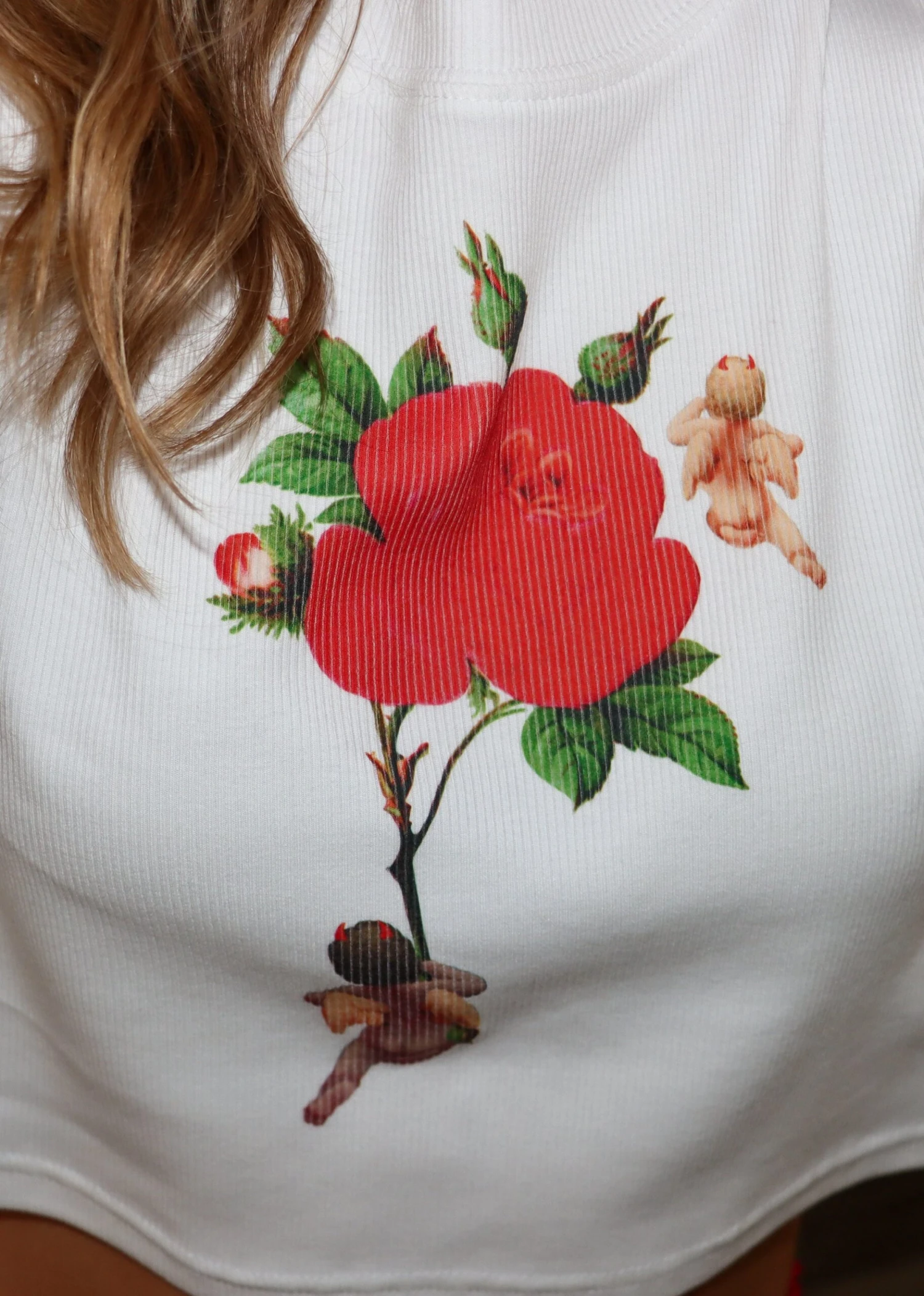 Boys Lie Rising Angels Mini Tee ★ White 3 Boys Lie Rising Angels Mini Tee ★ White - Image 3